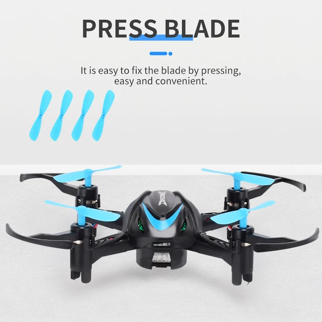 JJRC H48 Mini Infrared Drone with LED Light Headless Drones 4 Axis quadrocopter Dron Infrared One Key Up and Down RC Helicopter 3