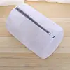 Gray Mesh Laundry Bag Washing Machines Clothes Coarse Net Laundry Basket Zipper Bags Underwear Bra Washing Lingerie Protecting 4