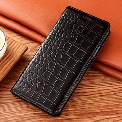 Premium Genuine Leather Flip Wallet Phone Case - Elegant Ultra Cover for Oukitel WP35 S (Black)