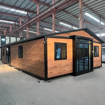 Portable Prefabricated Luxury Modular Homes 20ft 40ft Expandable Container Cheap 1 2 3 4 Bedrooms Tiny Homes