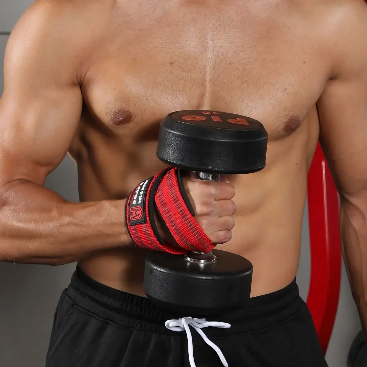 WOSWEIR-Fitness Anti-Rutsch-Gewichtheben Handgelenk Rallye-Handschuhe Verdickung Pull-up Hantel Horizontaler Stangengriff für Gymnastik – Detail 17