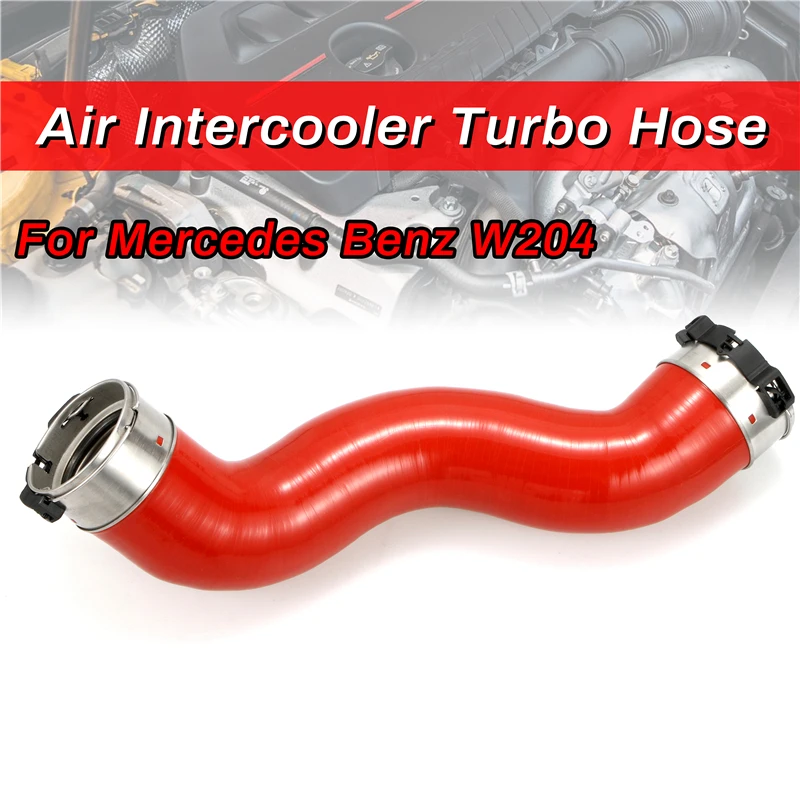 

1pc Turbocharged Intake Pipe for Mercedes-Benz W204 Car Air Intake Pipe High Quality Red Air Intercooler Turbo Intake Manifold
