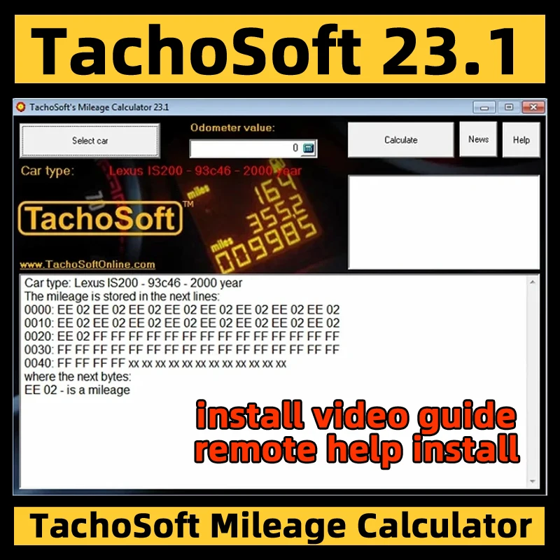 2024HotSaleTachoSoftMileageCalculator231withlicenseCracked