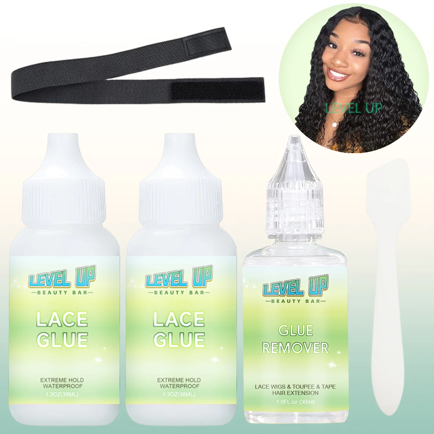 Lace Bond Adhesive Waterproof Lace Front Wig Glue for Wigs Strong Hold