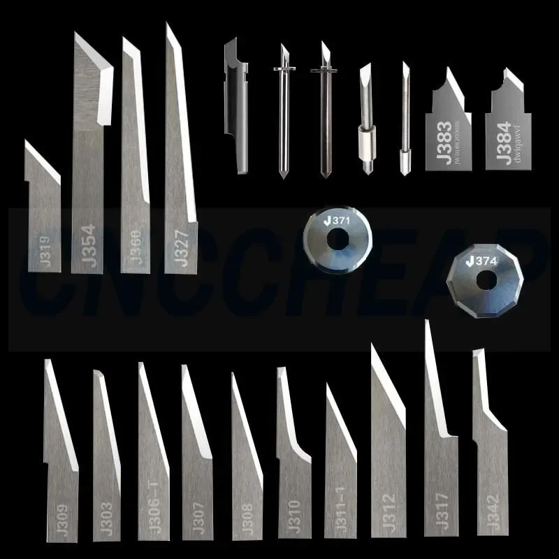 Lâminas de faca oscilantes padrão para JWEI, J201, J303, J305, J306, J307, J308, J311-1, J312, J314, J321, J327, J341, J385, J384, J383, J603