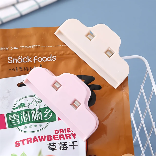 3-10PCS Portable Kitchen Storage Food Snack Seal Sealing Bag Clips Sealer  Clamp Plastic Tool Kitchen Accessories Food Bag Clips - AliExpress