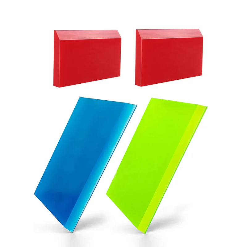 Rubber Tinting Squeegee Blade Car Vinyl Installation Applicator Small Flexible Squeegee For Auto Window Tint Glass Film 2Pcs