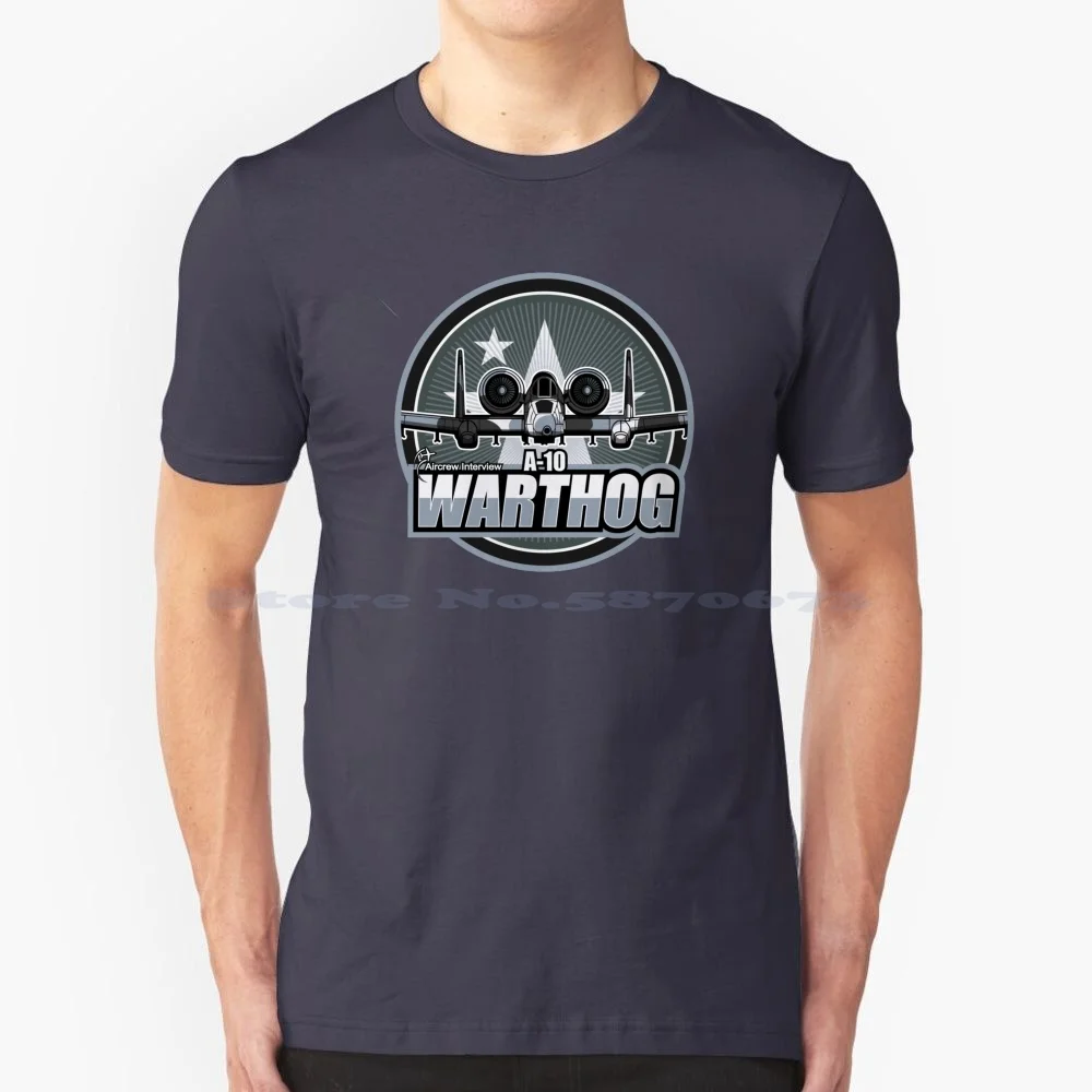 A-10 Warthog T Shirt 100% Cotone Tee A 10 Jet A10 Warthog A 10 Thunderbolt Ii A 10 Thunderbolt 2 A 10 Warthog Pilot A 10