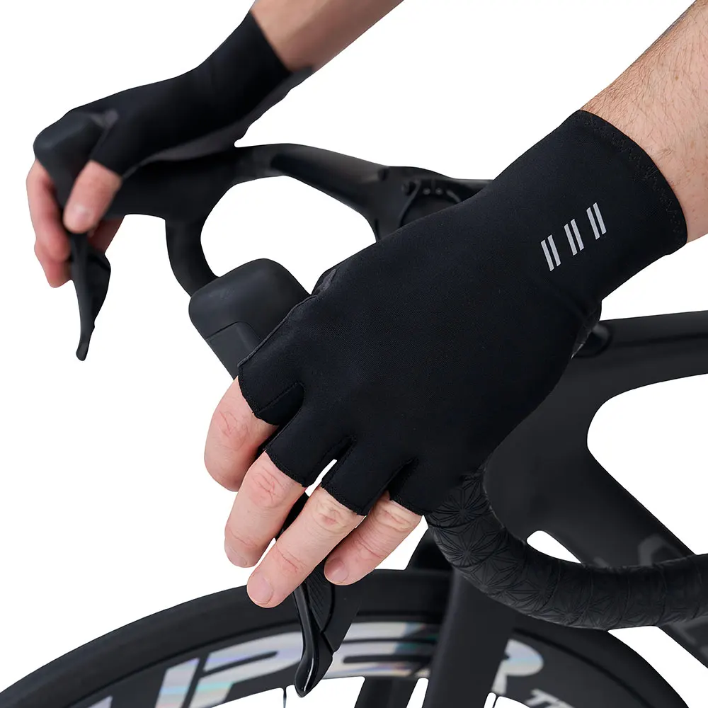 HISERWA Pro Top Breathable Cycling Half Finger Gloves Men Women Anti-Slip Anti-Sweat Outdoor Sports Gloves Bike Bicycle Gloves 4