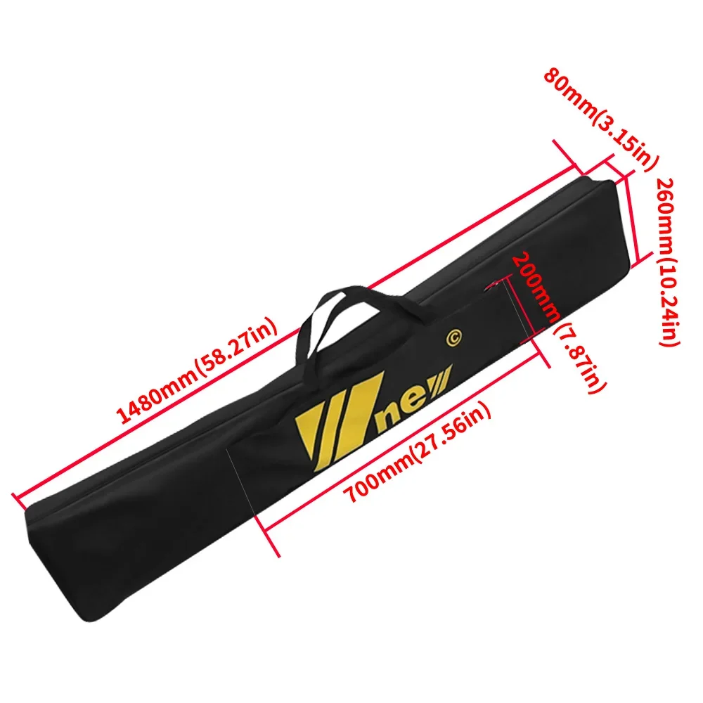 140cm Guide Rail Bag, Double Side Track Saw Bag, Protective Carrying Case for Track Saw Kit Guide Rails Up To 59" 3
