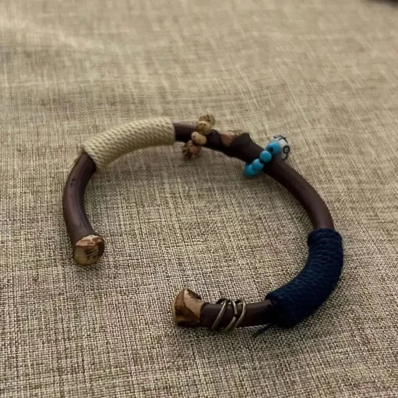 Natural Chicken Blood Vine Tibetan Bracelet - image 5