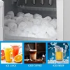 Antarctic Star 2-in-1 Water Cooler Dispenser with Built-in Ice Maker, Freestanding Hot Cold Top Loading Water Dispenser 5