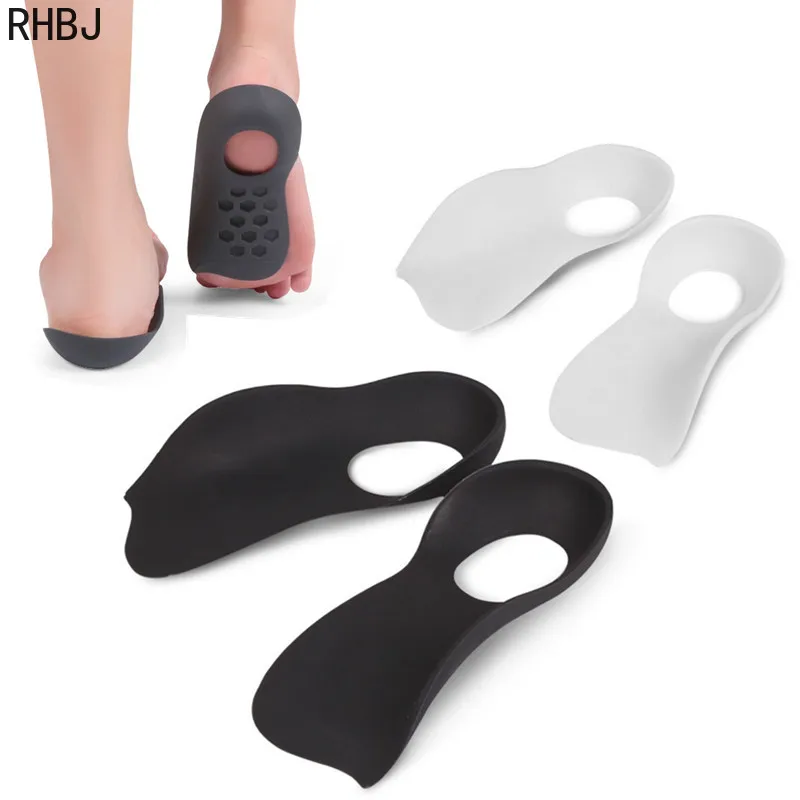 

RHBJ 1Pair Orthotic Insoles For Flat Feet O-Shaped Legs And Plantar Fasciitis Unisex Arch Support Shoe Inserts Foot Care Tools