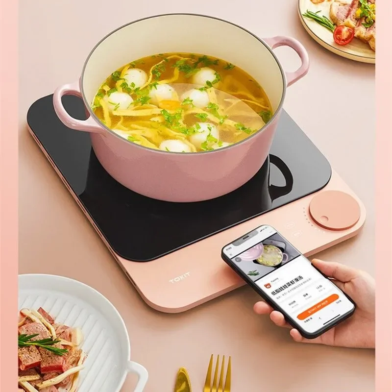 Miui Tokit Fornello A Induzione Sottile Miui Padella Integrata Fornello A Induzione Ultrasottile Ad Alta Potenza Multifunzione