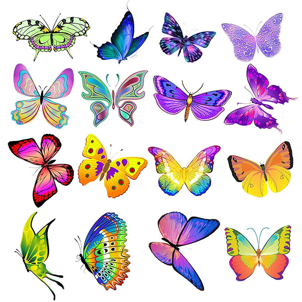 

100pcs Graffiti Stickers Waterproof Butterflies Stickers for Luggage Decoration