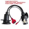 Truck EBS ISO 7638 OBD2 Trailer Diagnostic Adapter Cable for Bosch ,for Autel, for Autocom and Many Other Truck Vehicles 3