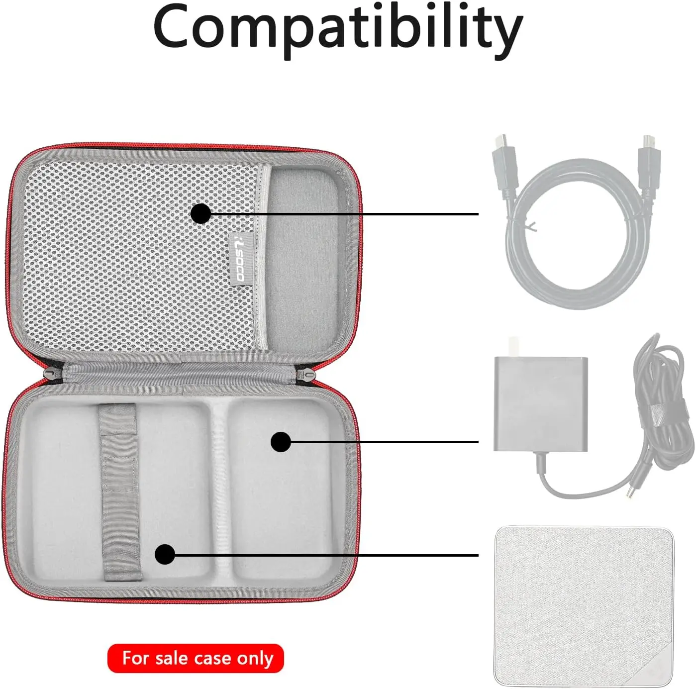 Hard Case for Beelink SER5/ SER5 Pro/EQ12/SEi12/Mini S12 Pro