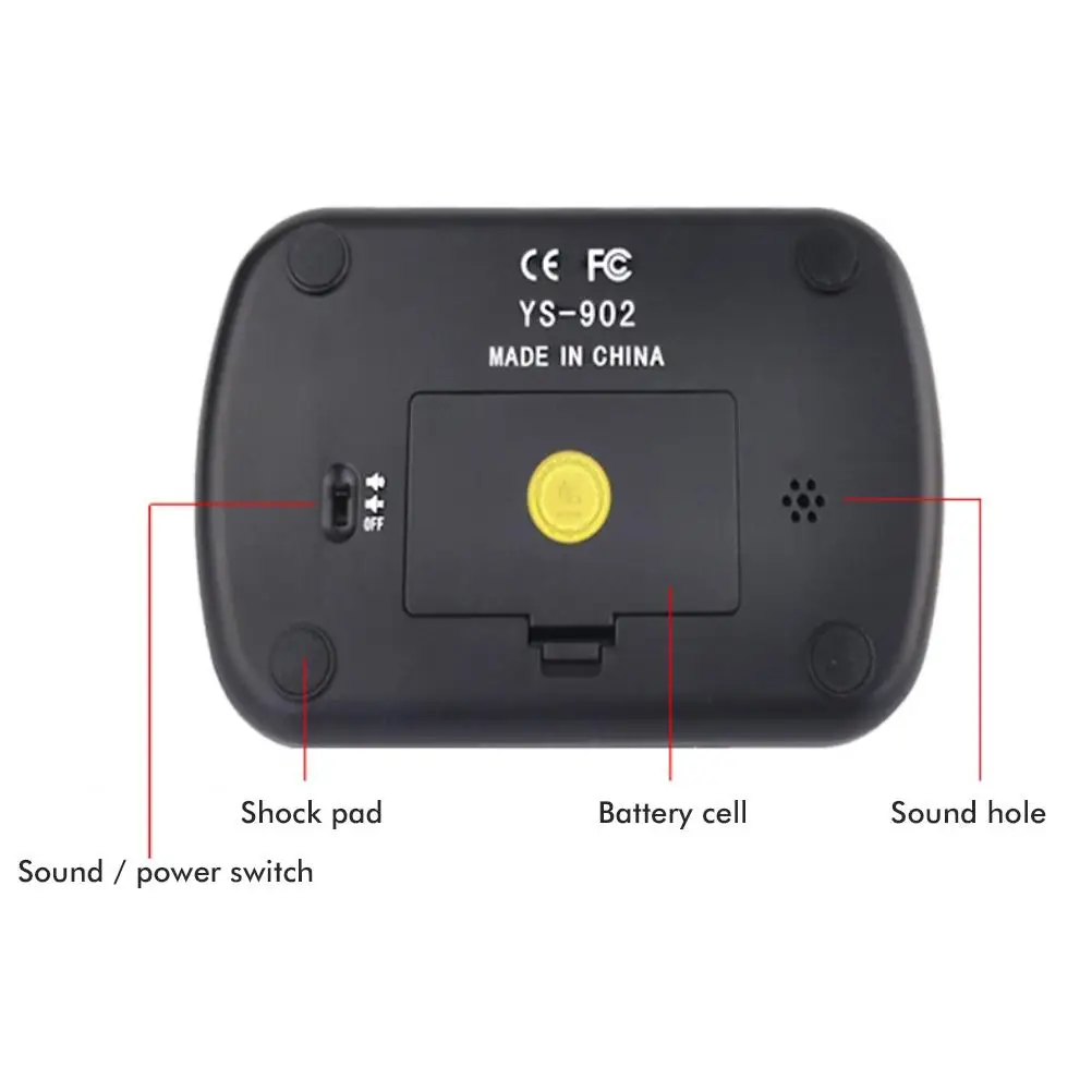 Chess Timer Digital Watch Count Up Down Timer for Board Game