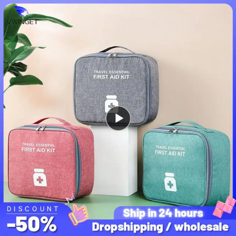 

Home First Aid Kit Large Capacity Empty Storage Bag Portable Travel Box Survival Bag Emergency Bag For Car