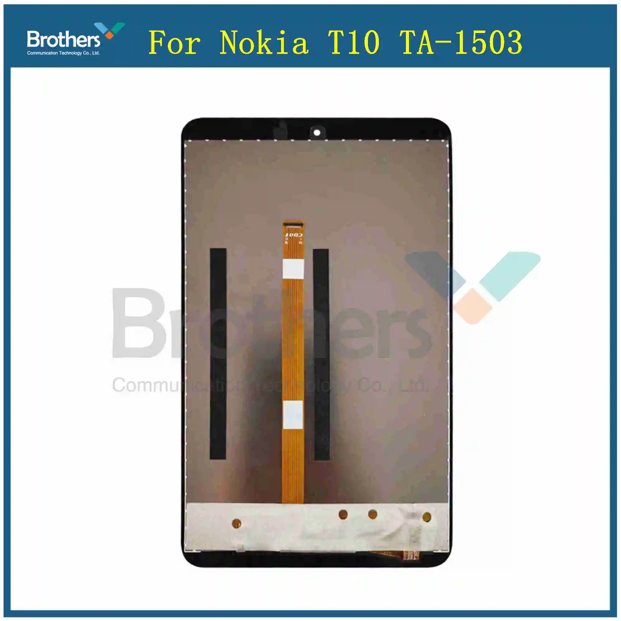 Kijelző számára Nokia T10 TA-1503 1472 1462 1457 T20 LCD monitor TA-1397 1394 1392 kijelző érintse Hamis színben tüntet fel digitalizáló Ácsolás javító alkatrészek