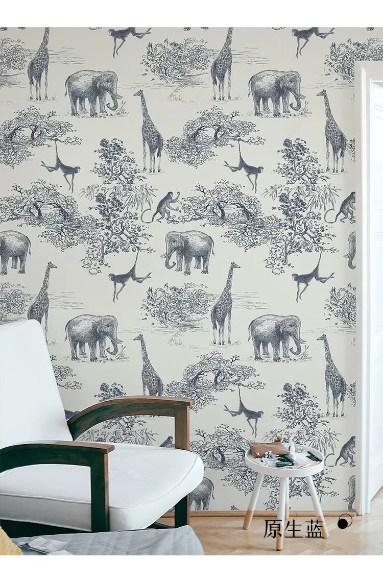 Grosso impermeável autoadesivo PVC Wallpaper, porta adesivos,