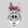 Disney Girls One Piece Swimsuit 3D Splash Ink Print One Piece Swimsuit with Cartoon Minnie Color Paint Girls and Women Summer 4