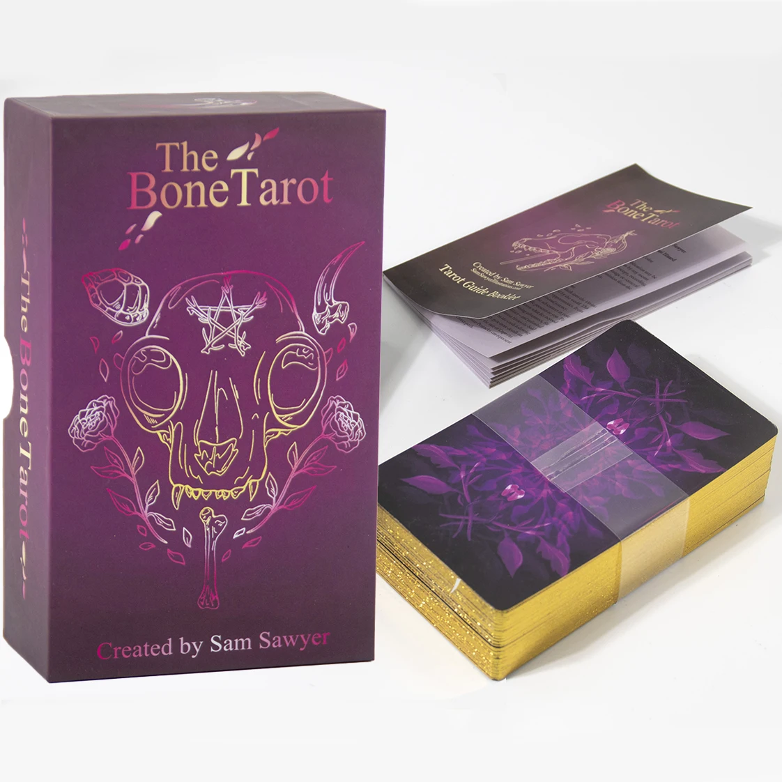 The Bone Tarot Deck intuitive divination deck 78 card tarot gilt edge with booklet gilt edge Fortune Telling Game Divination Too 5