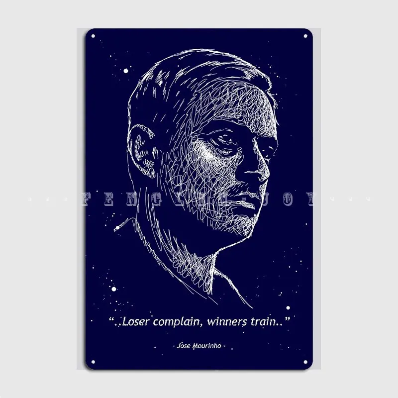 Jose Mourinho Special One Poster Metal Plaque Wall Pub Create Mural Painting Tin Sign Posters | Дом и сад