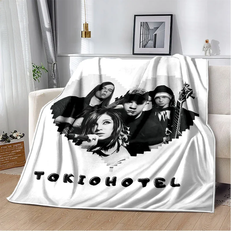 Tokio Hotel Rock Band Tom Bill Kaulitz 29 Style New Blanket,Soft Throw Blanket for Home Bedroom Bed Sofa Cover Kids Gift Cover 3