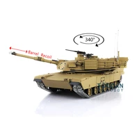 1/16 2.4G Heng Long 7.0 3918 Upgraded Metal M1A2 Abrams Barrel Recoil RC Tank Remote Control Car TH17795-SMT4 1