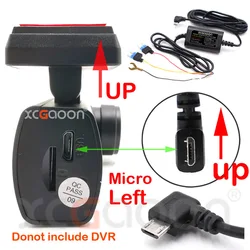 Universal Dash Cam Hardwire Kit with 5V USB Charger (Micro Curved Left)