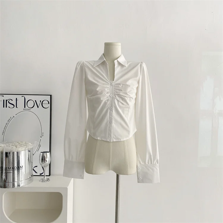Y2K 3 Piece Set Women Cropped Coat + Long Sleeve Shirt + High Waist Halter Ruffles Mini Dress Korean Chic Fashion Sexy Outfits