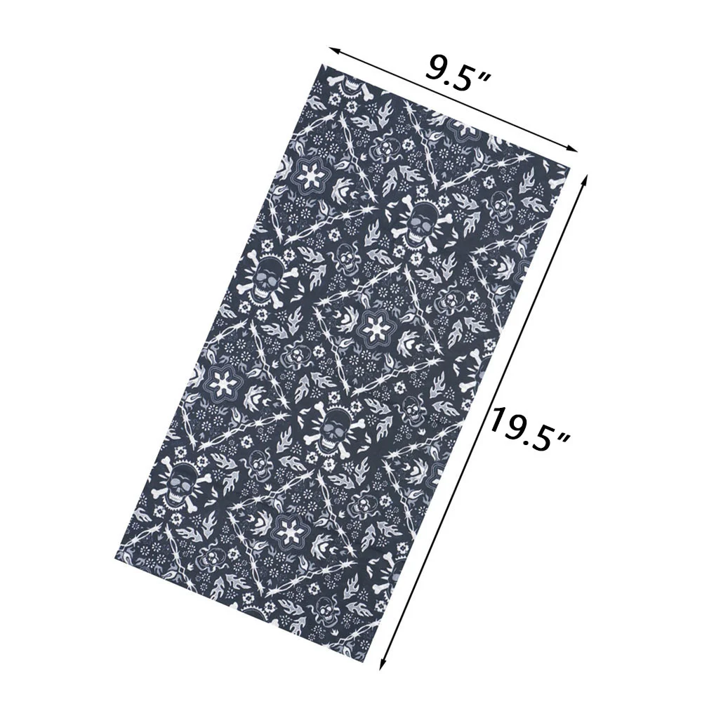 Dark Tube Neckchief - Versatile Outdoor Sports Scarf