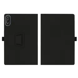 Premium PU Leather Tablet Cover with Stylus Pen Holder for Oscal Pad 100 (Black)
