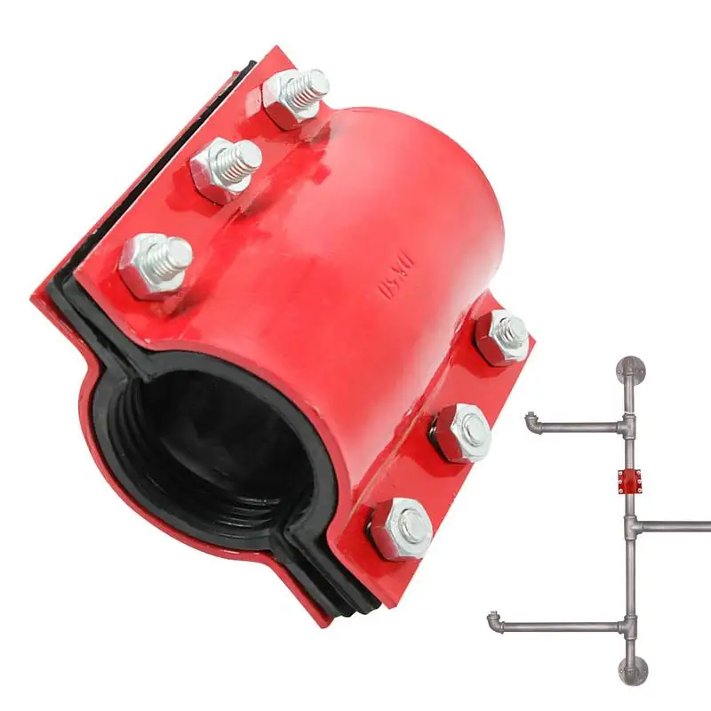 WaterPipeRepairClampSteelRepairClampPipeRepairClampEasyToInstallGoodSealingPipe.jpg