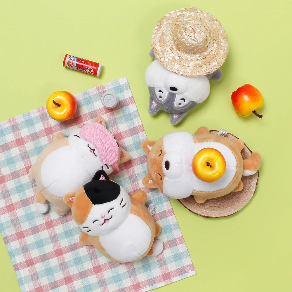 MOCHI TOWN Squishy Stress Relief Ball Relaxable Squeezable Kids and Adult Anxiety Reliever (Sleep Late Cats and Dogs) 2