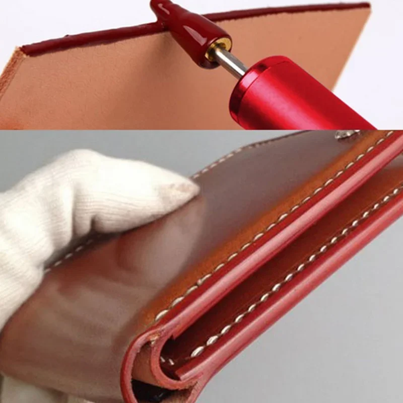 1PCS DIY Leather Edge Oil Pen Top Pro Edge Dye Pen Applicator Speedy Paint Roller Leather Tools Craft