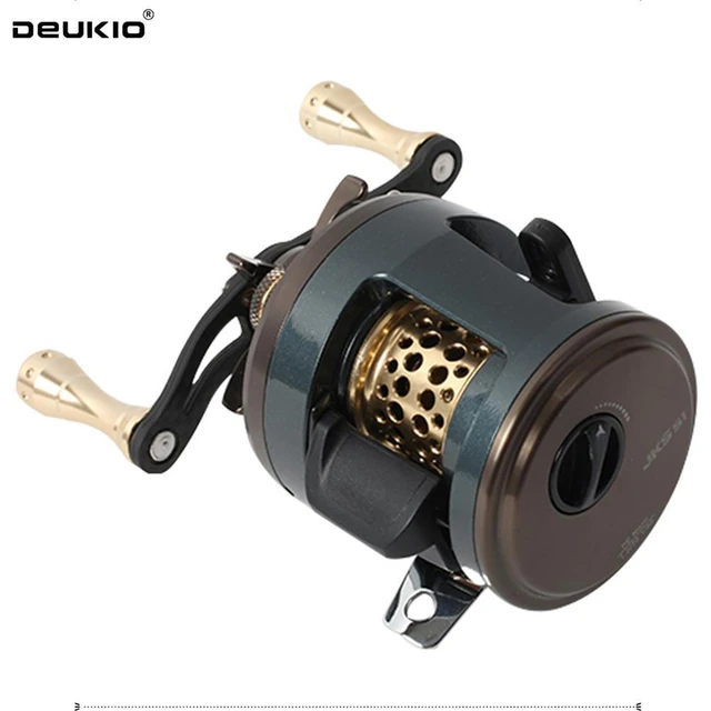 DEUKIO Baitcasting Reel 6kg Max Drag 11+1 Bearings Round Profile Baitcaster  Reel 6.2:1 Gear Ratio Casting Reel Fishing Reel - AliExpress