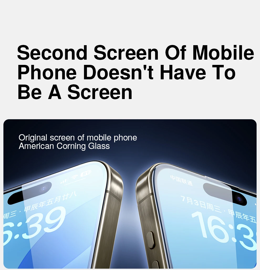 SmartDevil Displayschutzfolie für iPhone 16 Pro Max 16 Pro 15 HD, vollständige Abdeckung, gehärtetes Glas, Corning-Folie mit Installationswerkzeug – Detail 2