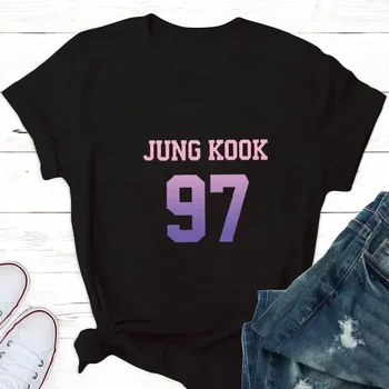 Tops for Women V(taehyung) Jungkook Fan T Shirt Women Suga Kpop Harajuku Tshirt Woman Tshirts Aesthetic Clothes 1