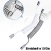 Bathroom Pipe Shower Hose Home Metal Use Spring Telephone Line Style Toilet Accessory Bidet Flexible Practical 6
