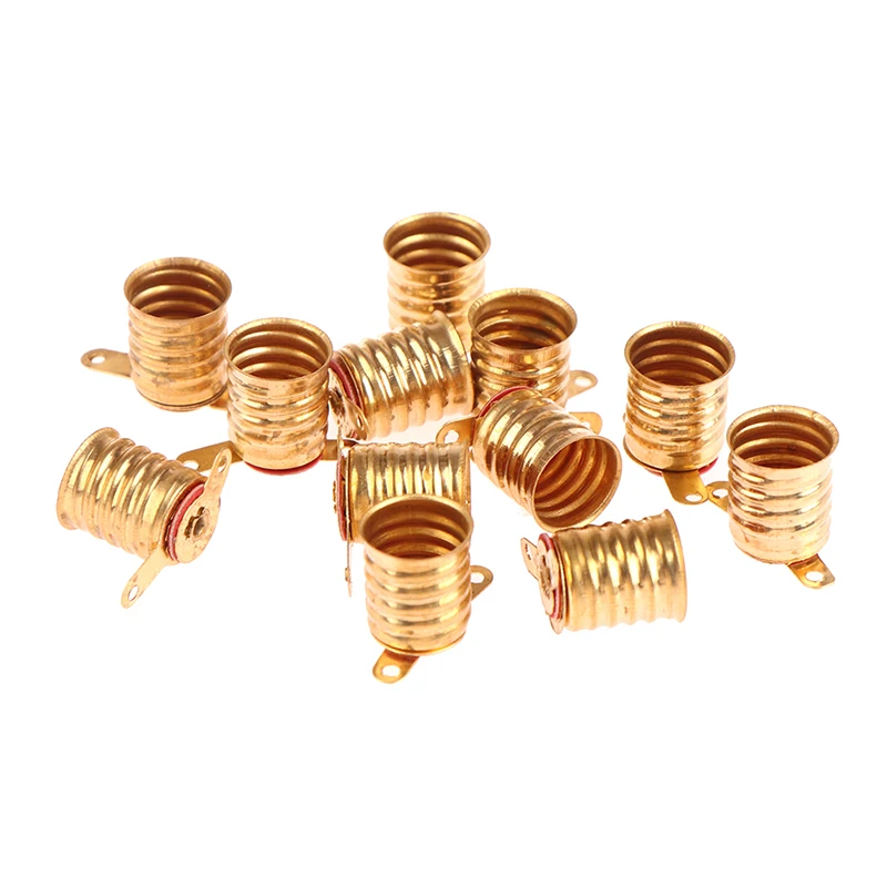 E10 Screw-Type Lamp Base Holder 10PCS lamp holder lamp bulb holder lamp base led lamp base diy lighting accessories