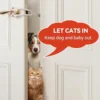 Cat Door Holder Latch Adjustable Dog Door Stopper Elastic Gate Lock Flex Latch Strap Keep Dog Out From Entering Pet Gate Supply 2