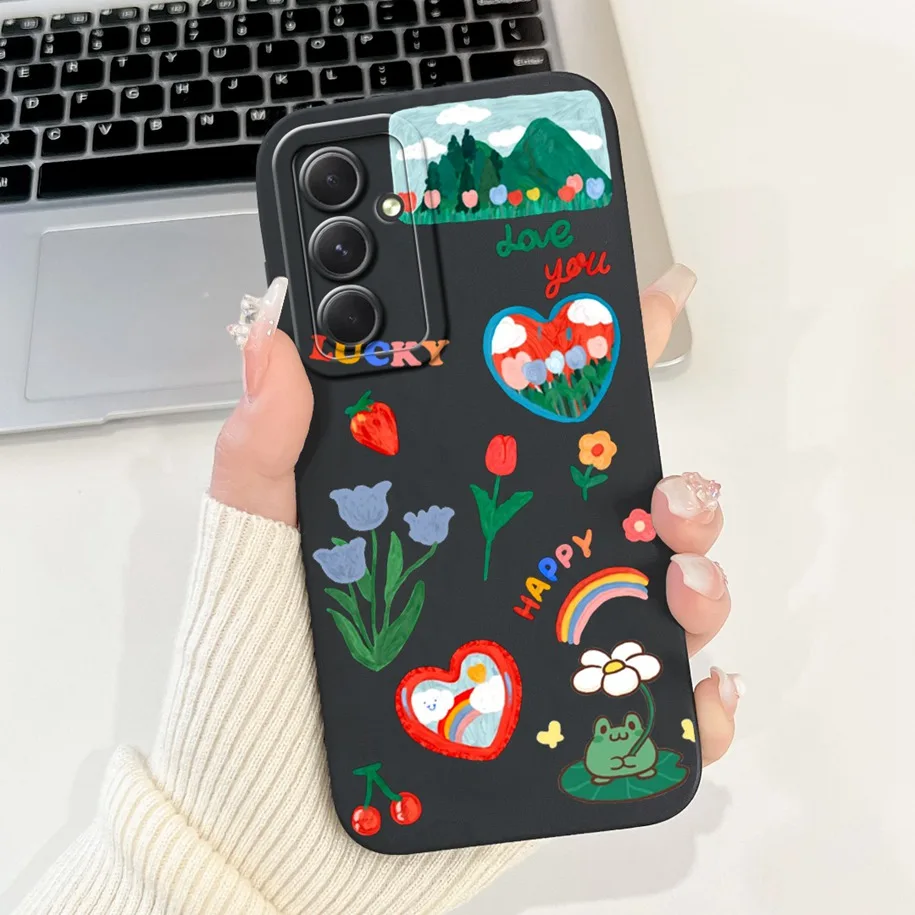 Soft Silicone Fashion Space Protector Phone Cover