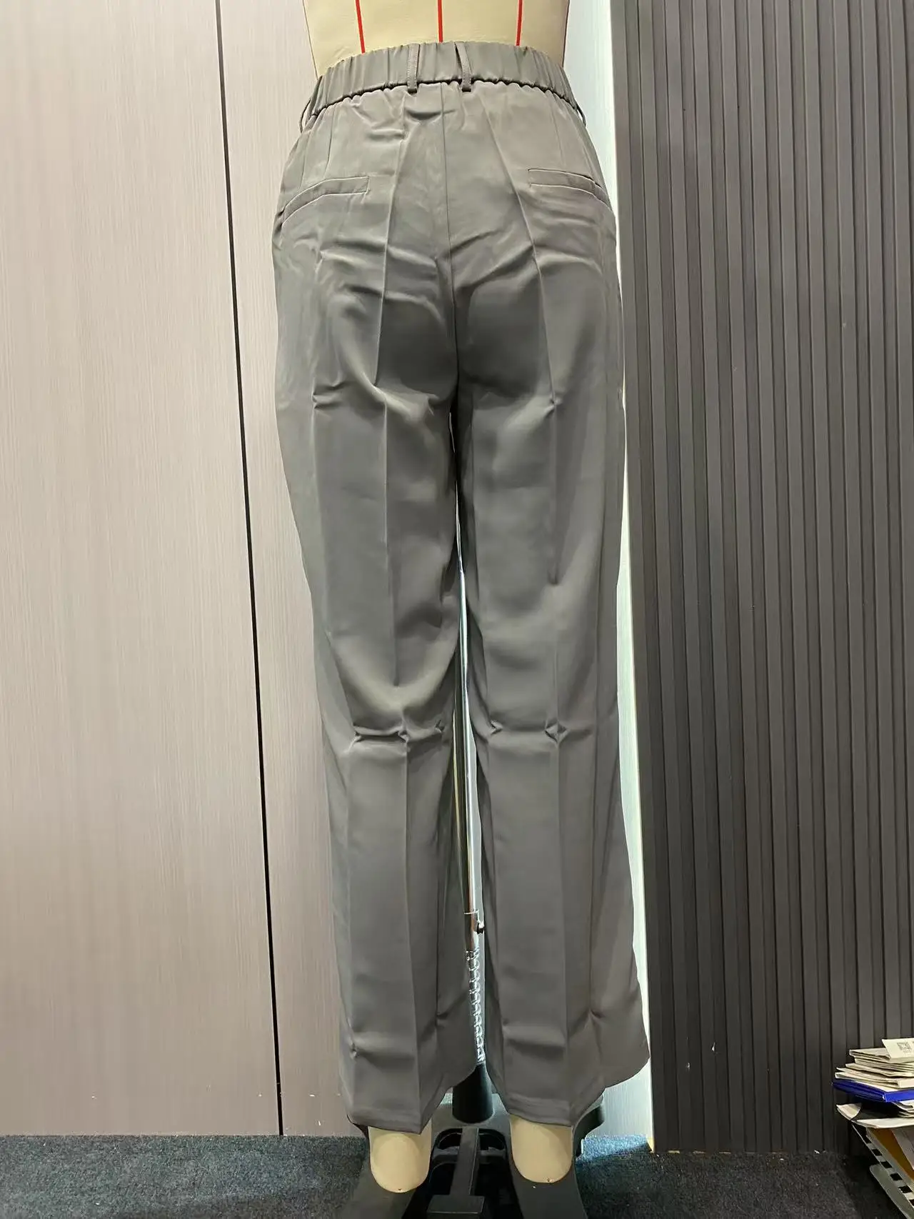 Aoaiiys Solid Suit Pants Women Simple Classic Straight Wide Leg Pants Office Lady High Waisted Trousers Spring Summer 2026 New