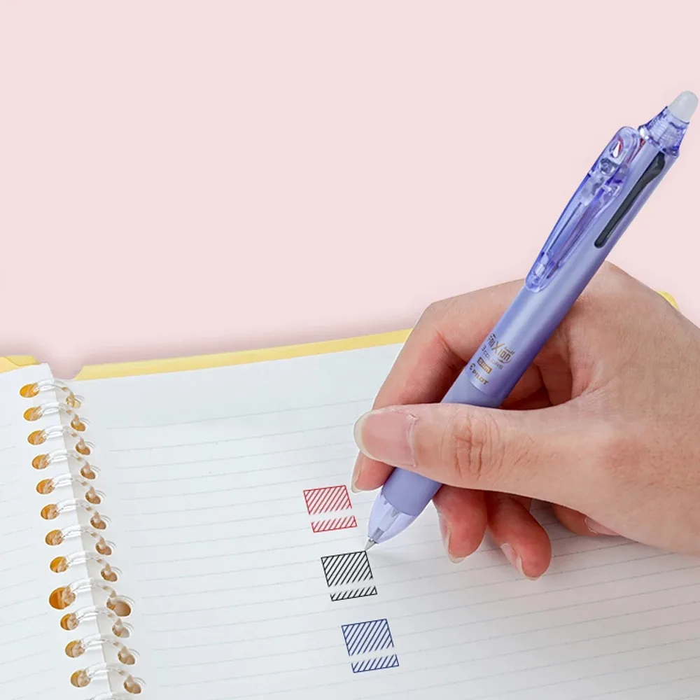 Japan Pilot Multi-functional Pen Friction Erasable Gel Pen Fine Three Color LKFBS-60UF Module 0.38/0.5mm Office Supplies