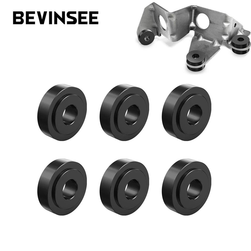 BEVINSEE VW 02A 02J 02M 02Q 기어박스용 알루미늄 시프터 브래..