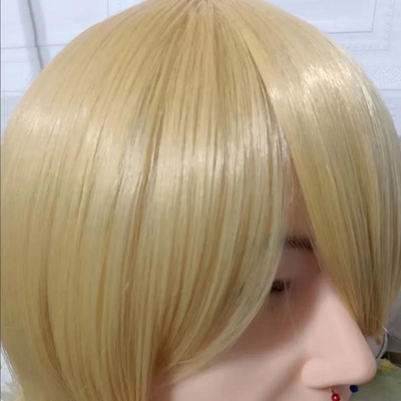 Rin/Len Cosplay Perücke, Rosennetz, hitzebeständiges synthetisches Anime-Haar für Comic Con – Detail 3