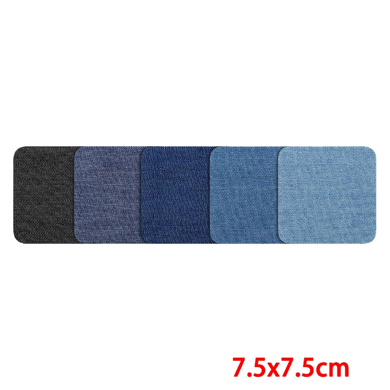 Multi Styles Denim Patch for Jeans Iron On Fabric Patch Adhesive Patch for  Clothing Pant Repair