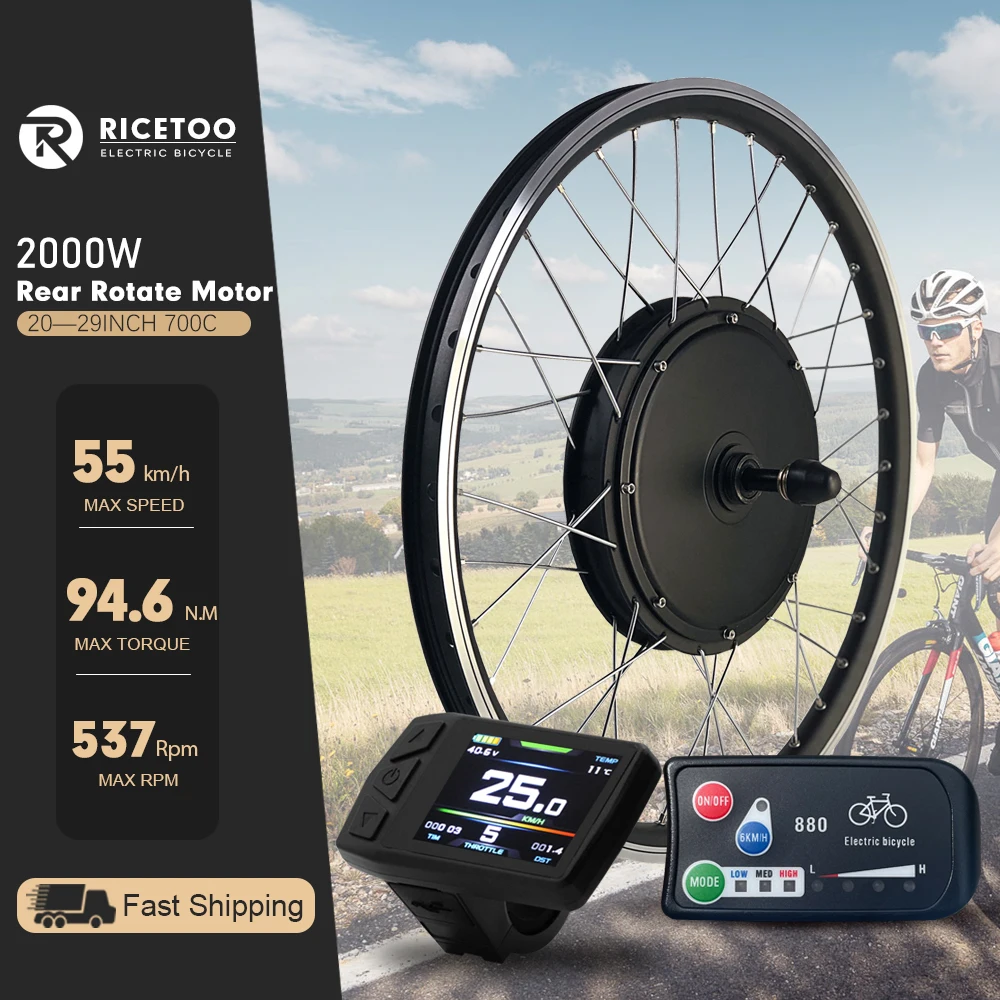 Moteur Roue Arrière Motorisation Vtt Kit De Motorisation De Vélo